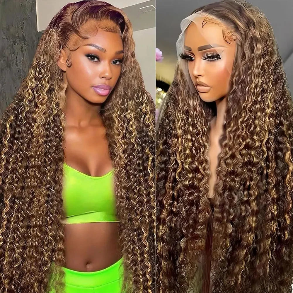Honey Blonde Straight Lace Front Wig