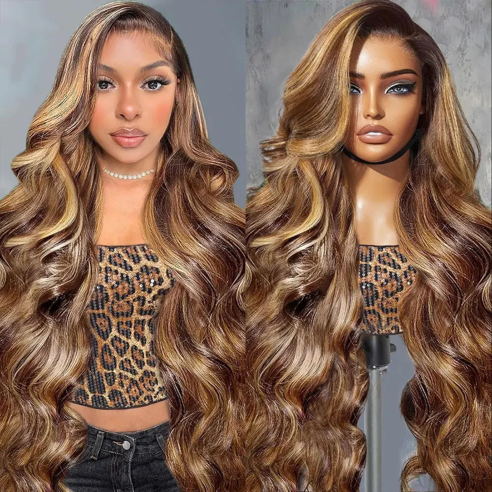 Honey Blonde Straight Lace Front Wig