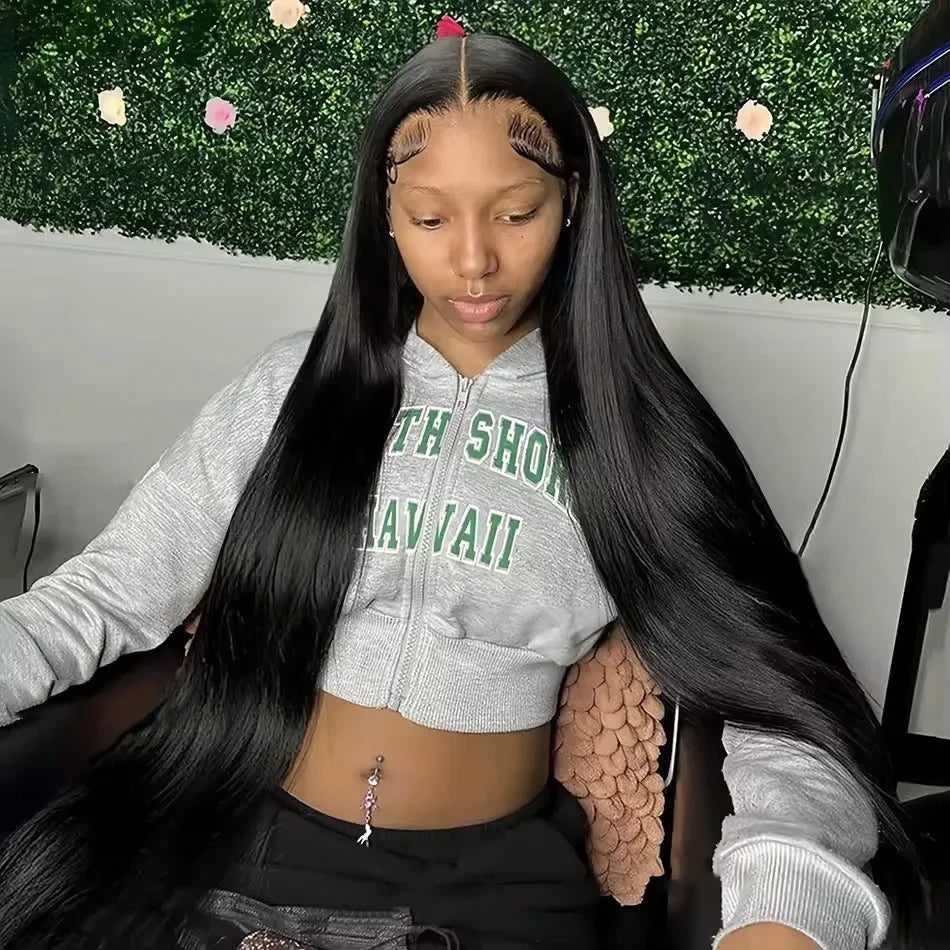 Bone Straight Human Hair Lace Wig