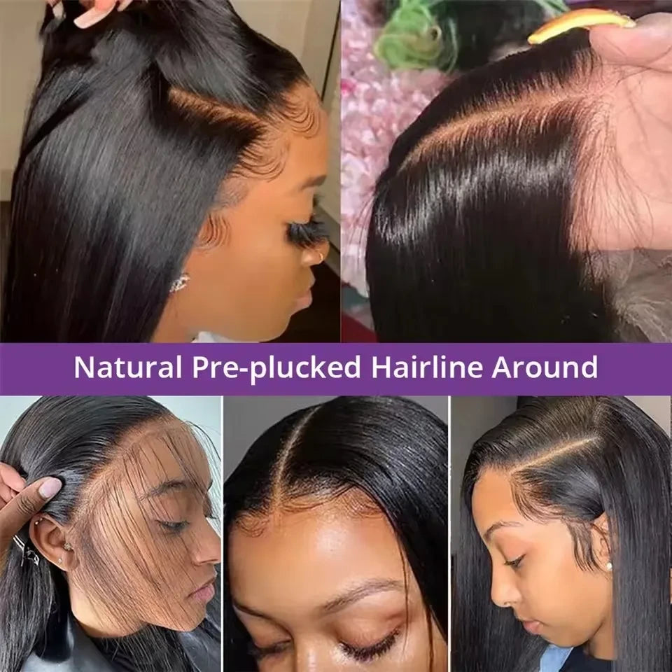 Bone Straight Human Hair Lace Wig
