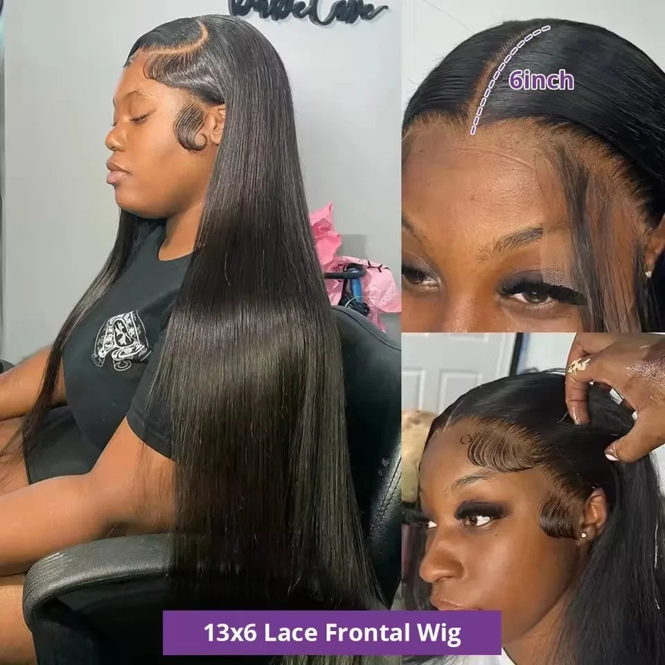 Bone Straight Human Hair Lace Wig